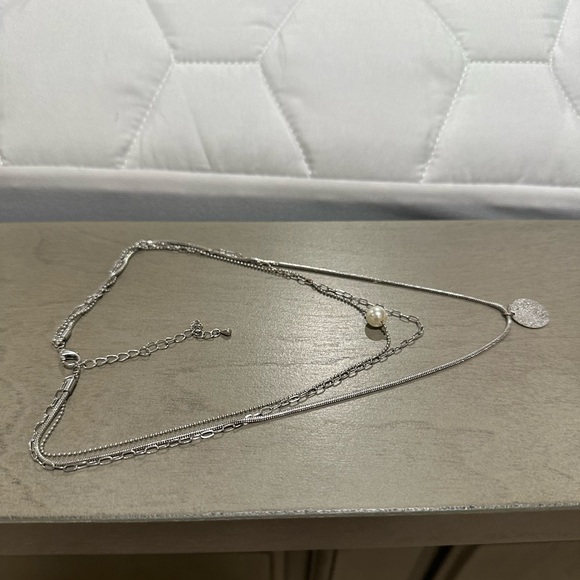 Stunning silver layered choker necklace - Picture 5 of 5
